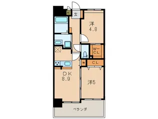 リブラ ブライト【9階】の間取り