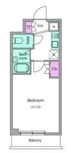 レジディア行徳【2階】の間取り