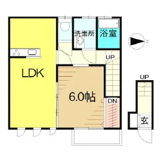 ヴィレッタミライ【2階】の間取り