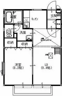ムーセイオン【2階】の間取り