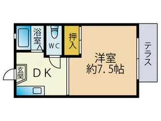 フレグランス諏訪野【1階】の間取り