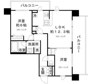 N-stage赤羽志茂【2階】の間取り