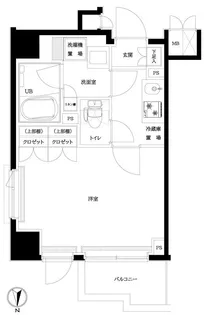 ルーブル木場【4階】の間取り