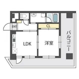 ドゥミルアン東大阪【7階】の間取り