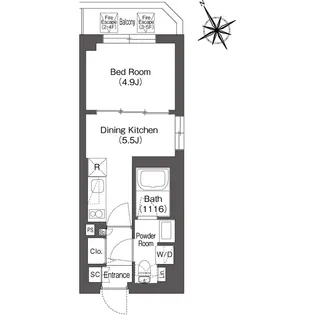 コンフォリア上目黒【3階】の間取り