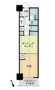 ライオンズステーションプラザ西船橋【2階】の間取り