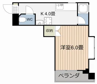 シャインパール池田【2階】の間取り