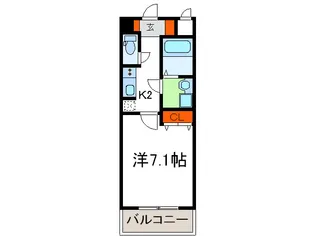 S-RESIDENCE Hommachi Marks【7階】の間取り