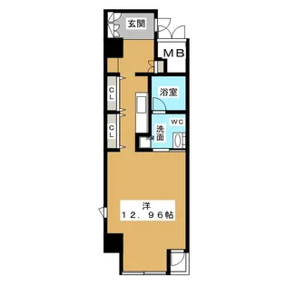 N.S.ZEAL泉【10階】の間取り