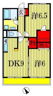 グランディール【1階】の間取り