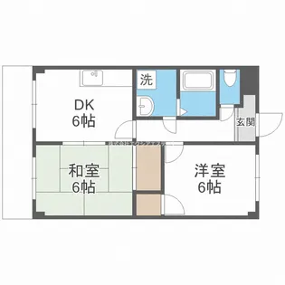 ドリームハイツ【6階】の間取り