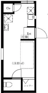 ルミエール中野1丁目【3階】の間取り