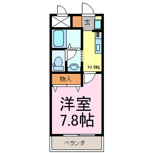 デル マール ミハマ【1階】の間取り