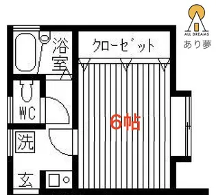 ジョイフル鶴見第二【1階】の間取り