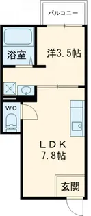 ルミエール【1階】の間取り