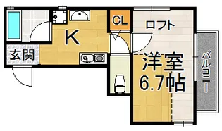 ガーデンヒルズ2【2階】の間取り