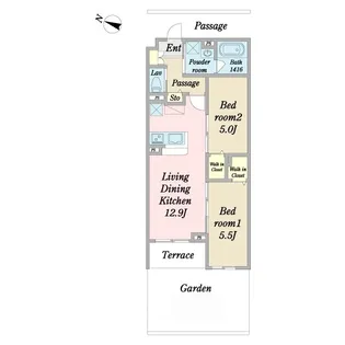Solomon【1階】の間取り