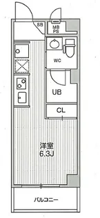 コスモリード四谷三丁目【4階】の間取り