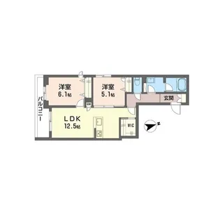 ルリアン【3階】の間取り