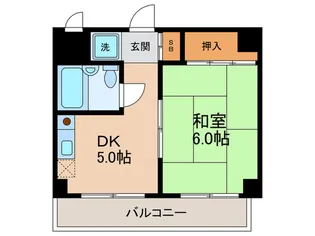 ミ-ネ壱番館【4階】の間取り