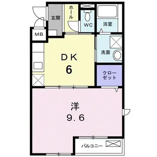 ノイ・ミルト【1階】の間取り