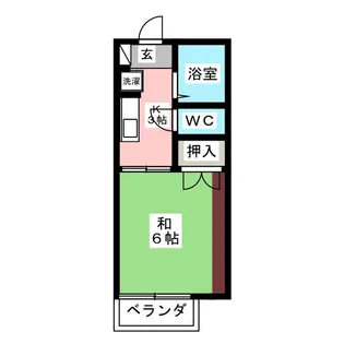 エスポアールあさひ【2階】の間取り