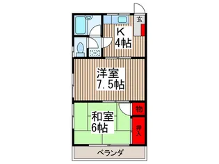 ハイム サンライズ【2階】の間取り