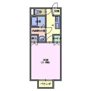 ドリームハウス作道B棟【2階】の間取り