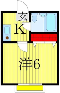 ジュネパレス松戸第90【2階】の間取り