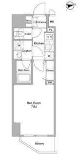 アスール北上野【11階】の間取り