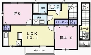 シュライン・フロント【2階】の間取り