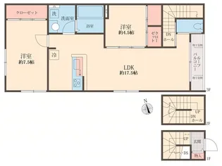 Ricordo 和泉【3階】の間取り