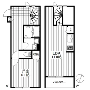 メイプルリーフスの間取り