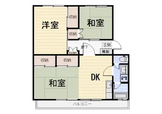 総和ハイツ12【2階】の間取り