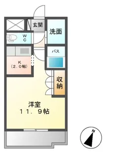 イーストピアTSUKUBA【2階】の間取り