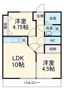 きんこん館II【1階】の間取り