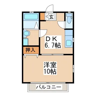 エスポワール新川 2【1階】の間取り