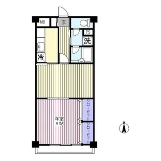 サンパレス徳丸第3【5階】の間取り
