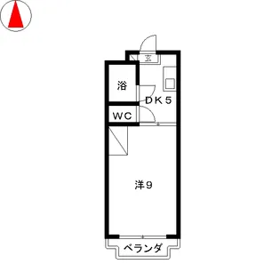 ヒルトップ和合I【1階】の間取り