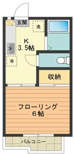 ハイツ平成【2階】の間取り