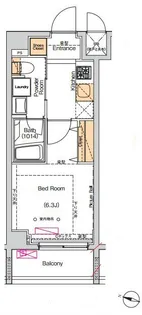 ヴォーガコルテ八丁畷駅前【1階】の間取り