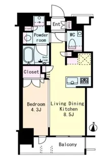 フレンシア椎名町【9階】の間取り