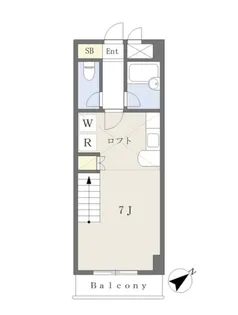 ガーデンパレス辰巳【6階】の間取り