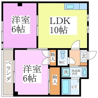 メゾン・アベニュー【2階】の間取り