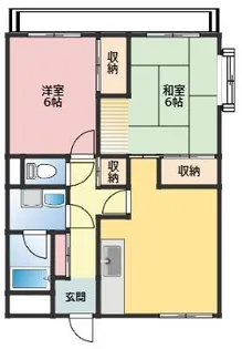 アパルタメント・マーサ【1階】の間取り