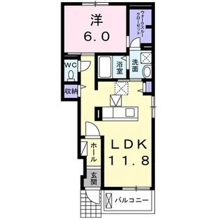 ルミナール【1階】の間取り