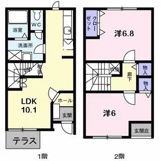 メゾンド・ピュアの間取り