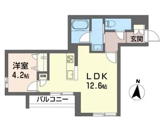 クレスティーク【2階】の間取り