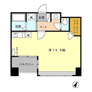Goodway Fujimi グッドウェイ富士見【6階】の間取り
