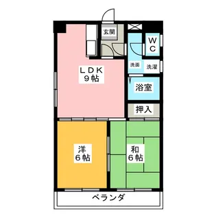 マイン塩釜【3階】の間取り